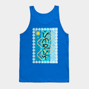 Baybayin word Pinagpala (Blessed) Tank Top